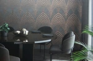 copper modern feature wallpaper